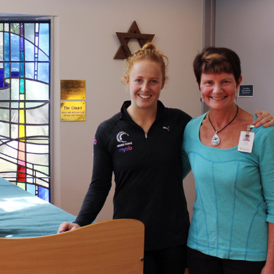 Silver Ferns Visit Newtown