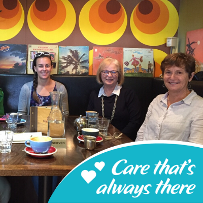 Showing care through companionship