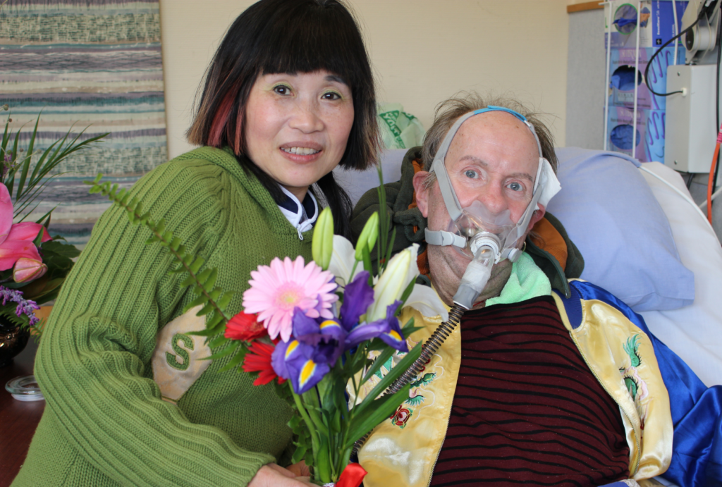 “Hospice has made us feel so good, so we wanted to get married here.”