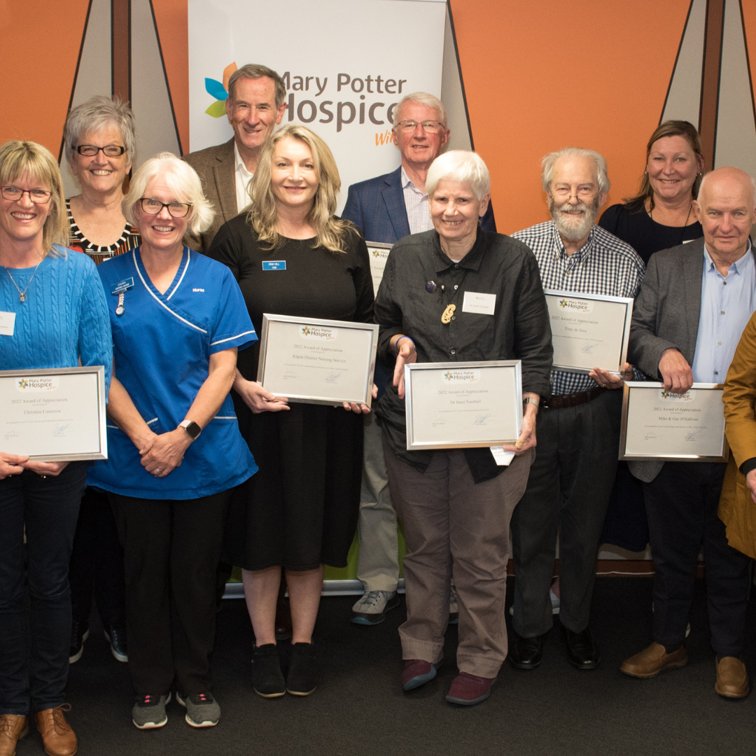 Congratulations to Mary Potter Hospice’s Annual Award Winners